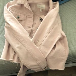 Pink jean jacket